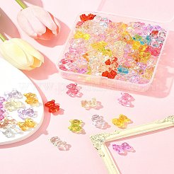 140 Stück transparente Acrylperlen&nbsp;MACR-FS0001-98