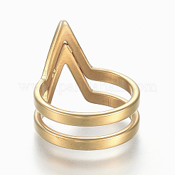 Fingerringe aus Edelstahl 304&nbsp;RJEW-E153-22G
