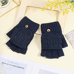 Fingerlose Winterhandschuhe aus Alpakawolle und Elastan&nbsp;AJEW-WH20042-30D