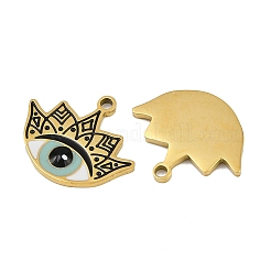 304 Edelstahl-Emaille-Anhänger&nbsp;STAS-L302-23G