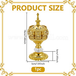 Bruciatori di incenso in ferro&nbsp;AJEW-WH0709-491A