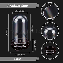 Cubierta de cúpula abs&nbsp;DIY-WH0430-150