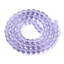 Chapelets de perles en verre transparente  &nbsp;X-GLAA-T032-T6mm-01