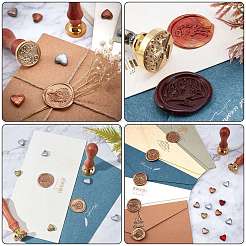 250 Stück 5 Farben Siegellackpartikel&nbsp;DIY-CP0005-46B