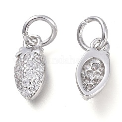 Pendentifs en laiton zircon cubique transparent&nbsp;X-KK-P188-R01-P