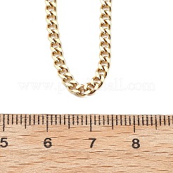 3.5 mm Panzerkettenhalsketten aus 304 Edelstahl&nbsp;NJEW-T016-10G