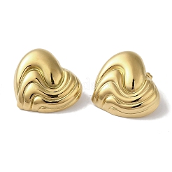 Orecchini a bottone in acciaio inossidabile 304 per donna&nbsp;EJEW-Z303-16G