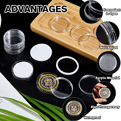 60 Stück Acryl-Münzaufbewahrungsbox&nbsp;CON-FH0001-62B