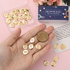 26 pz 26 stili ottone micro pavé zirconia cubica charms&nbsp;KK-SC0006-94
