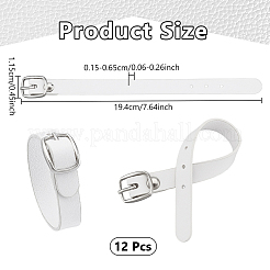 Correas para etiquetas de equipaje de piel sintética de PU&nbsp;FIND-WH0172-50A