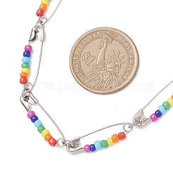 Chakra-Glasperlen-Ohrhänger & Halsketten-Sets&nbsp;SJEW-JS01364