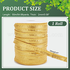 9 m langes Polyester-Kederband&nbsp;OCOR-WH0090-024C