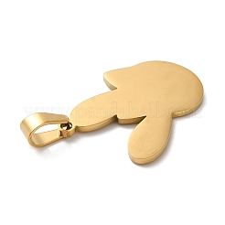Pendentifs en acier inoxydable 304 avec placage ionique (IP)&nbsp;STAS-C079-07G