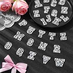 52 Stück 26 Stile PVC-Kunststoff-Cabochons&nbsp;FIND-CJ0002-58