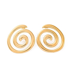 Orecchini a bottone in acciaio inossidabile 304&nbsp;EJEW-F357-01G-01