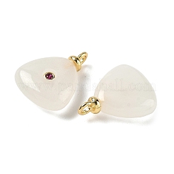 Natürliche weiße Jade Anhänger&nbsp;G-H328-04G-C11