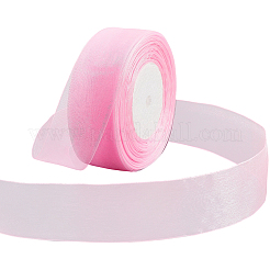 1 Rolle transparentes Organzaband&nbsp;SRIB-CY0001-22B-07