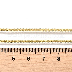 2 mm Messing-Gliederkettenhalsketten&nbsp;NJEW-M108-40G