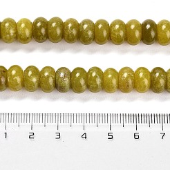 Natürliche Zitronen Jade Perlen Stränge&nbsp;G-G107-A06-01