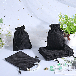 Polyester Imitation Sackleinen Verpackungsbeutel Kordelzugbeutel&nbsp;ABAG-BBC0001-02B-02