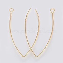 Ionenplattierung (IP) 304 Edelstahl Ohrringhaken&nbsp;STAS-K184-05-01G-A