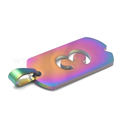 Pendentifs en acier inoxydable 304 avec placage ionique (IP)&nbsp;STAS-O127-A03