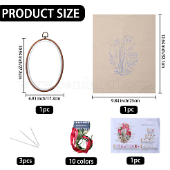 DIY-Stickerei-Anfänger-Sets&nbsp;DIY-WH20063-006C