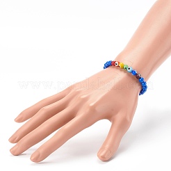 Braccialetti elasticizzati in acrilico opaco&nbsp;BJEW-JB06308
