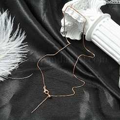 Cadena de caja de latón chapado en rack de 1 mm&nbsp;MAK-L044-56RG