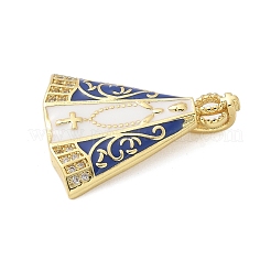 Colgante micropavé cubic zirconia de latón&nbsp;KK-P293-18G