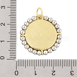 Acumular colgantes de chapado de latón&nbsp;KK-P269-16G-C