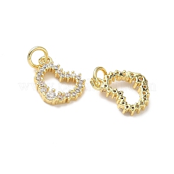 Ottone micro spianare pendenti zirconi&nbsp;KK-I379-15G-03