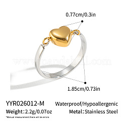 Bagues en acier inoxydable 304 pour femmes&nbsp;IM3958-2