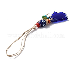 Decorazioni con ciondolo in vetro malocchio&nbsp;HJEW-WH0006-53