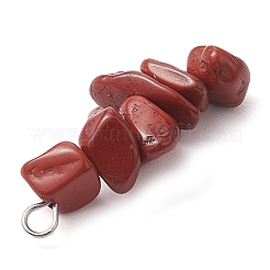 Pendenti con perline di rodonite naturale a colori sfumati&nbsp;PALLOY-JF02791-06
