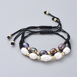 Geflochtene Perlenarmbänder&nbsp;BJEW-JB04820-02