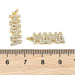 Pendentifs en laiton et zircon cubique transparent pour la fête des mères de Shegrace&nbsp;XGRQ1R068-359G