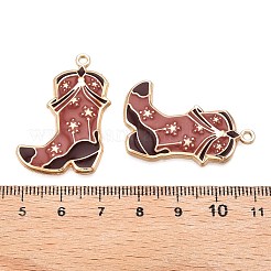Crémaillère placage pendentifs en émail d'alliage&nbsp;ENAM-N056-384KCG-02