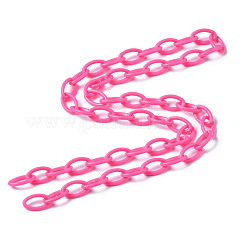 Handgefertigte undurchsichtige Acrylkabelketten&nbsp;KY-N014-001H