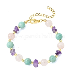 Armbänder aus natürlichen Edelsteinen und nichtmagnetischem synthetischem Hämatit für Damen&nbsp;BJEW-JB13901
