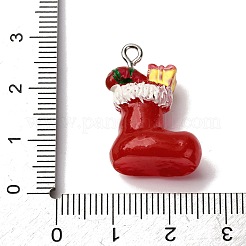 Weihnachtsanhänger aus undurchsichtigem Harz&nbsp;RESI-H039-01P-07