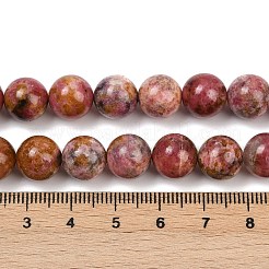 Natur Rhodonit Perlen Stränge&nbsp;G-G206-A02-10mm