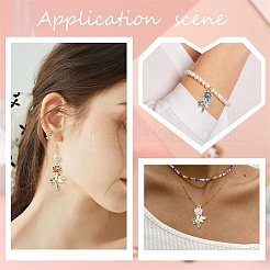 30pcs 2 pendentifs en alliage de couleurs&nbsp;ENAM-YW0008-78