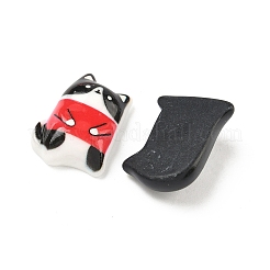 Undurchsichtige Cabochons aus Kunstharz mit Tiermotiv&nbsp;RESI-C071-01