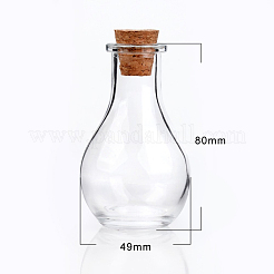 Glasflasche für Perle Container&nbsp;X-AJEW-H006-1
