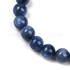 Stretch-Armbänder aus natürlichen Kyanitperlen für Männer und Frauen&nbsp;BJEW-R023-01