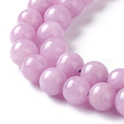 Natürliche weiße Jade Nachahmung Kunzit Perlen Stränge&nbsp;G-I299-F03-10mm