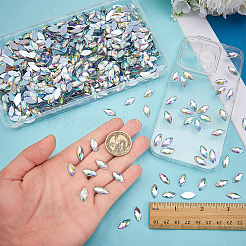 800 Stück imitierte Taiwan-Acryl-Strass-Cabochons&nbsp;GACR-FG0001-14