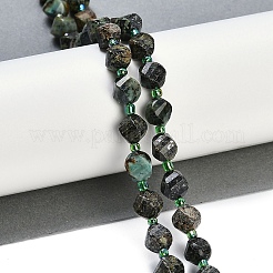 Natürliche afrikanische türkis (jasper) perlen stränge&nbsp;G-L579-05A