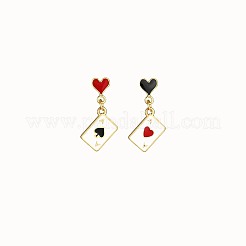 Ohrclips aus Emaille-Legierung&nbsp;FS-WG33BF3-02